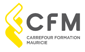 Logo CFM, Carrefour formation Mauricie